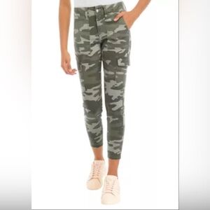 Vanilla Star Green Camouflage Skinny Cargo Pants EXCELLENT CONDITION